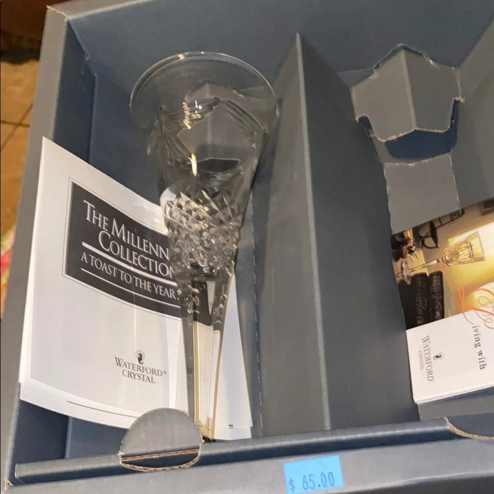 The Millennium Collection Crystal Toasting Glass
